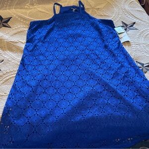 Nine West Blue Lace Dress